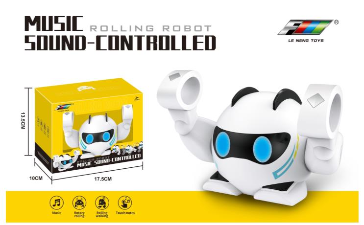 Interactive tumbling robot